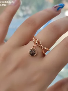 انگشتر مارک ژوپینگ جواهری نگین مخراجی ضد حساسیت رنگ ثابت کد 2503753728
