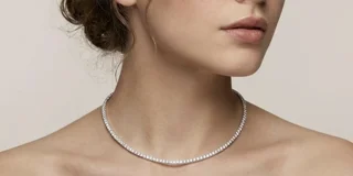 گردنبند طوق تنیسی پینترسی ضد حساسیت