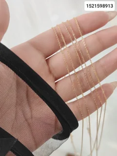 زنجیر دیپلمات مارک ژوپینگ(45cm) رنگ طلایی