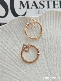 گوشواره حلقه ای مارک ژوپینگ ضد حساسیت و رنگ ثابت